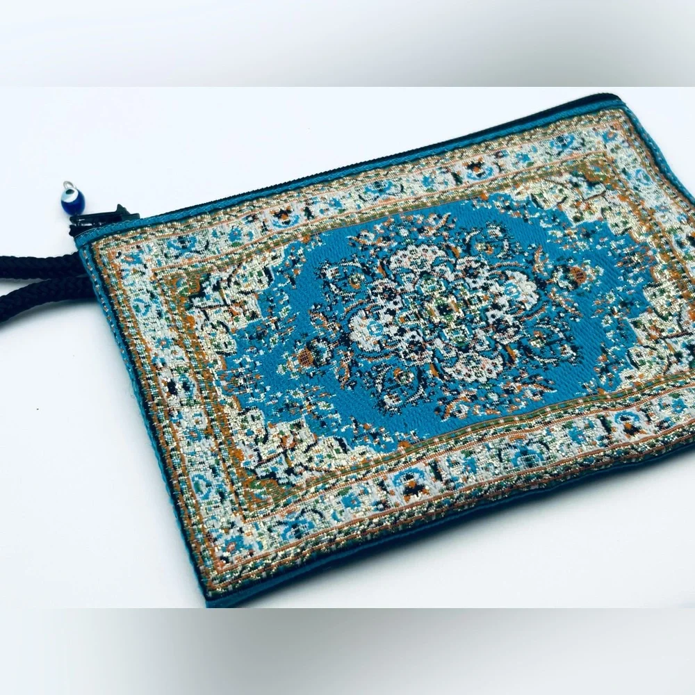 Turkish Magic Carpet vibes boho gypsycore Zipper Close Coin Purse